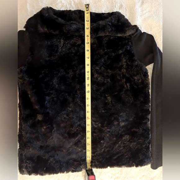 ZARA Faux Fur Long Sleeve Sweater- Sz S - Picture 4 of 8